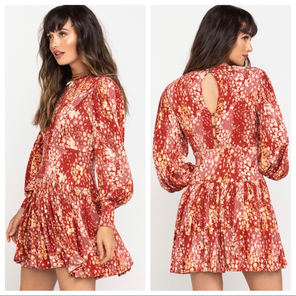 NWT Free People Heartbeats Mini Dress - Picture 3 of 8